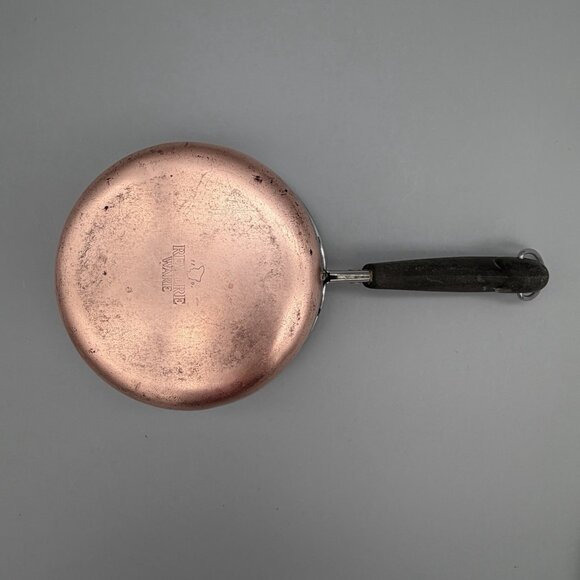 Vintage Revere Ware 1801 1 Qt. Sauce Pan Pot with Copper Bottom & Lid - Picture 6 of 14